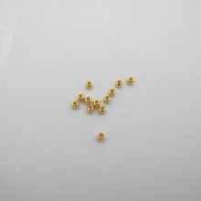 100 pcs Perles acier inoxydable 3mm