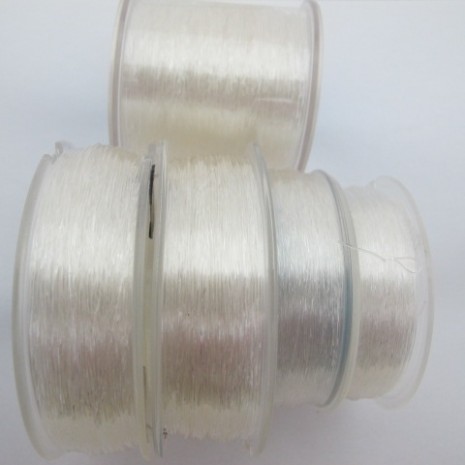 100 mètres de fil de cordon élastique transparent pour bracelet