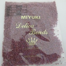 MIYUKI DELICA METALLIC RASPBERRY GOLD IRIS 11/0 DB1015