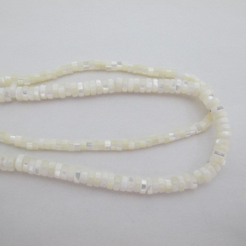 150 Perles Heishi Agate Indienne Naturelle 4mm Plate Perles