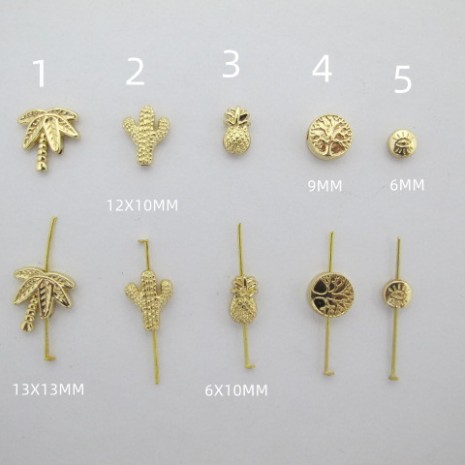 20 pcs Perles En Métal