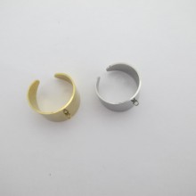 bague anneau en acier inox - 10pcs