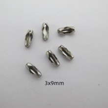 Embouts pour Chaîne bille 2.4mm en acier inoxydable