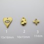 5 pcs pendentifs en Acier Inoxydable