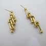 Boucles d'oreilles Atome en Acier Inoxydable