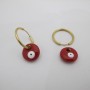 Boucles d'oreilles Oeil en Acier Inoxydable