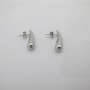 Boucles d'oreilles gouttes longues en acier inoxydable