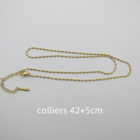 grain of rice collars 2x3mm stainless steel