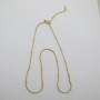 1.2mm serpentine necklaces with stainless steel beads