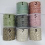 Fil polyester et coton torsadés 2mm multicolore x25m