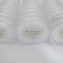 12 Bobines Du Fil De Nylon 0.5mm Transparent X25m