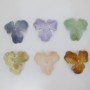 20 Pcs Pendentifs Acryliques En Pétale de Fleur 35x35mm