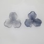 20 Pcs Pendentifs Acryliques En Pétale de Fleur 35x35mm