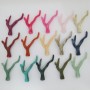 20 Pcs Pendentifs Branches En Acrylique 47x34mm