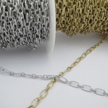 1 mts Textured stainless steel forçat chain