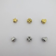 10 Pcs Beads Spacers Stainless Steel