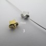 10 Pcs Beads Spacers Stainless Steel