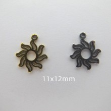 20 pcs Sun Pendant Stainless Steel