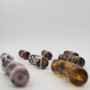 50 pcs Tube Beads Leopard12x35mm acrylic