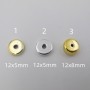 50 Pcs Acrylic Bead Rings Spacers