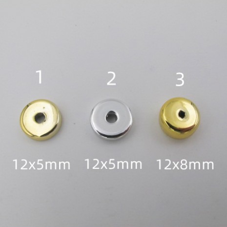 50 Pcs Acrylic Bead Rings Spacers