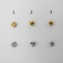 10 Pcs Beads Spacers Stainless Steel