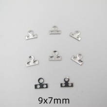 100 Pcs Intercalaire 10x9mm en Métal