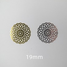 100 Round Laser Cut Stamps 19mm