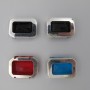 10 Pcs Rectangular Strass Spacer 25x18mm