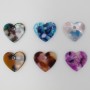 10 Pcs Acetate Hearts 21x25mm