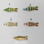 10 pcs Fish pendant stainless steel