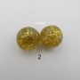 Golden acrylic balls x 10 pcs